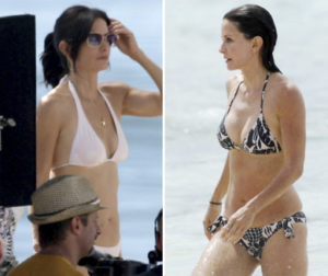 Courteney Cox Breasts Augmentation Before and After - Latest Plastic