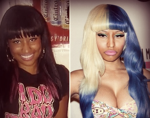 Nicki Minaj Before and After Breast augmentation