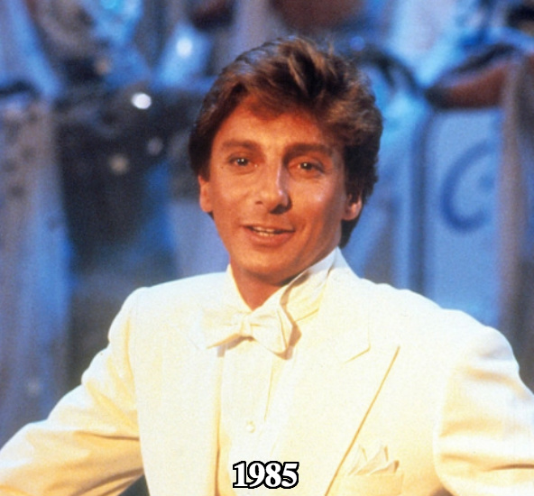 Barry Manilow before plastic surgery 1985