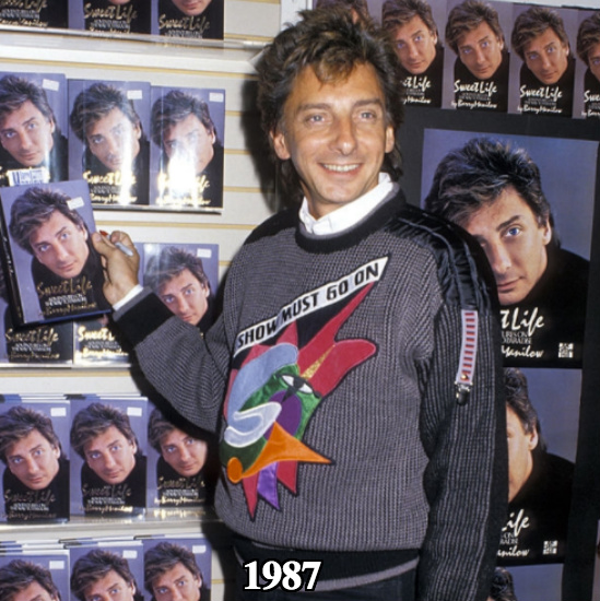 Barry Manilow before plastic surgery 1987