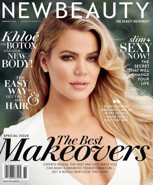 Khloe Kardashian looking great on magazine cover