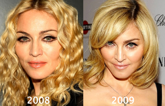 Madonna seems to age very little