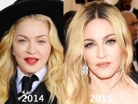 Madonna has changed her look over the years