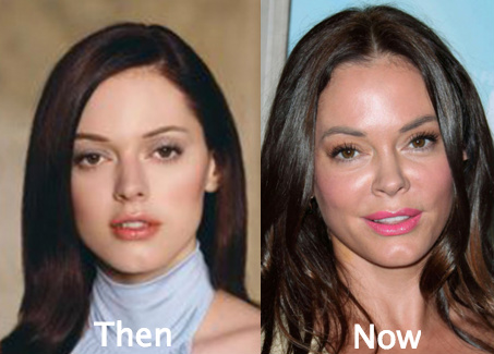 Rose McGowan Looks Different then and now