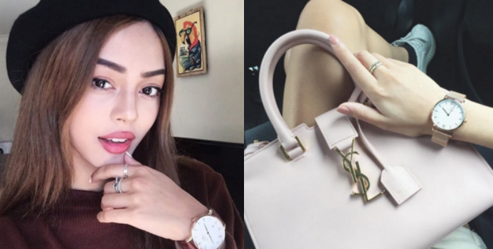 Lilymaymac has some expensive bags and watches