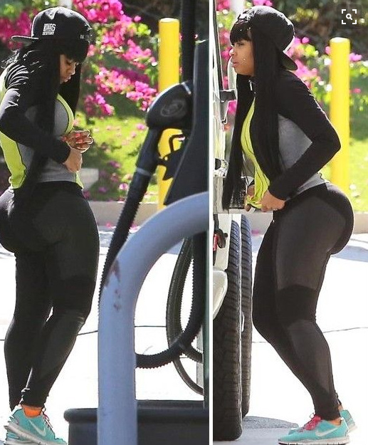 Blac Chyna and her bikes