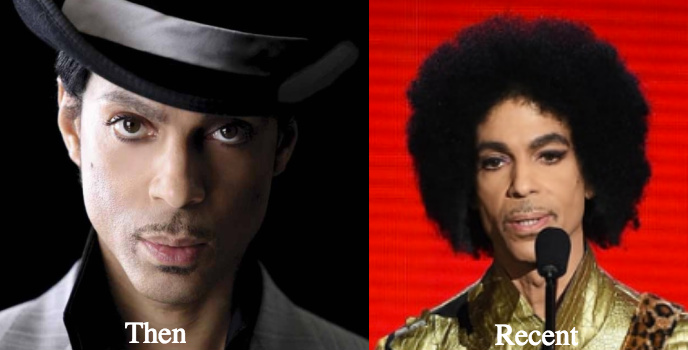 Photo Credit: (left) NPG Music, (right) Kevin Winters Getty Images