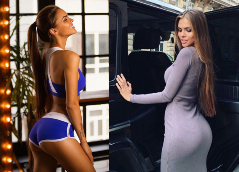 Viki Odintcova butt implants surgery before and after