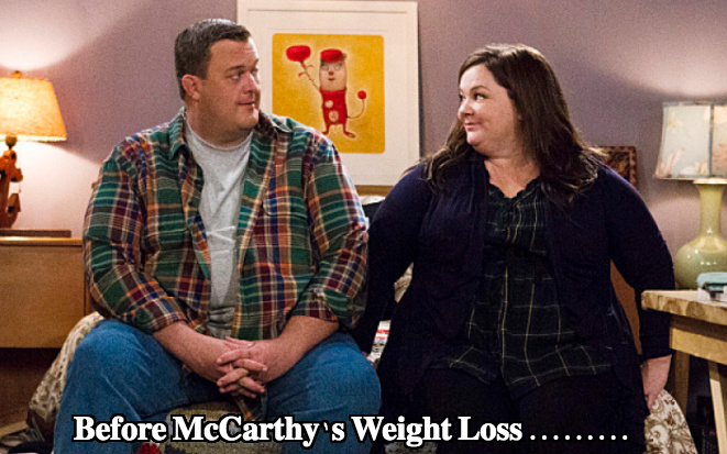Mike and molly before Melissa McCarthy weight loss