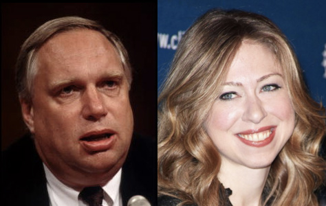 Does Webb Hubbel and Chelsea Clinton look alike? 