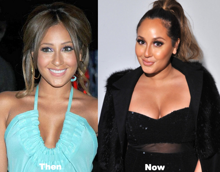 Adrienne Bailon Plastic Surgery is about boob jobs, lips augmentation and n...